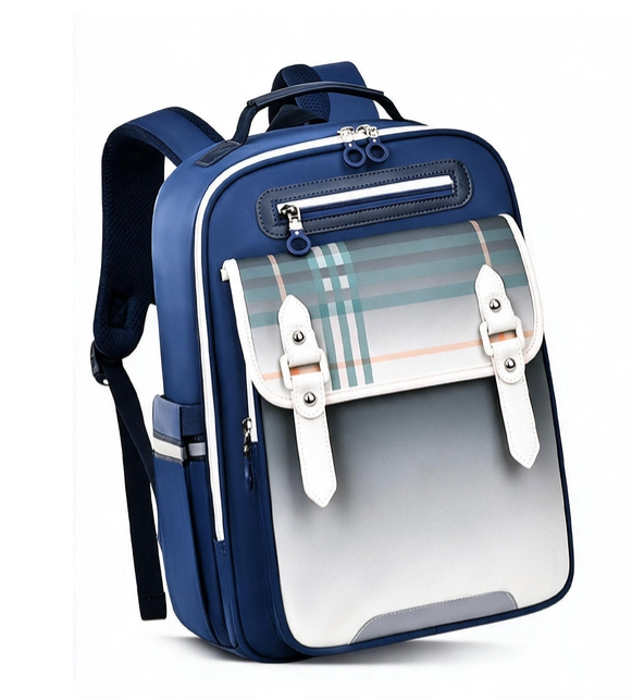 Sac à Dos Scolaire pour Enfants U-Shape Bleu
