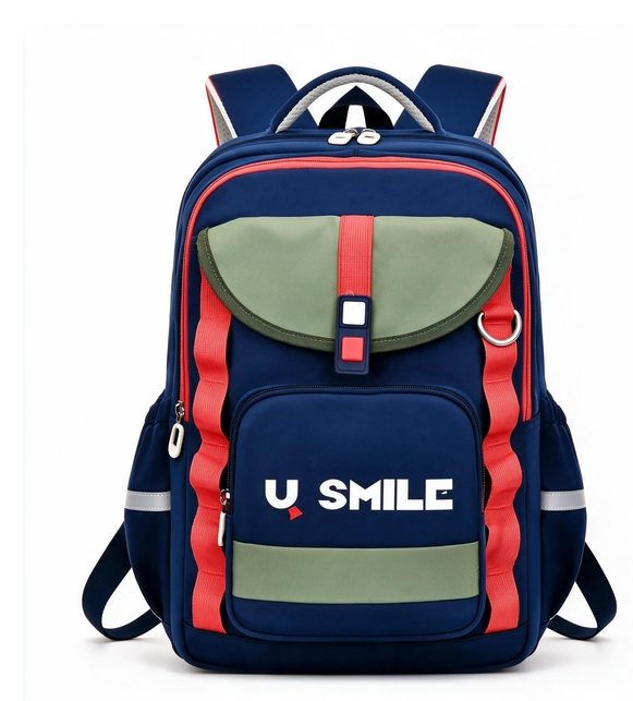 Sac à Dos Scolaire pour Enfants U-Smile Bleu