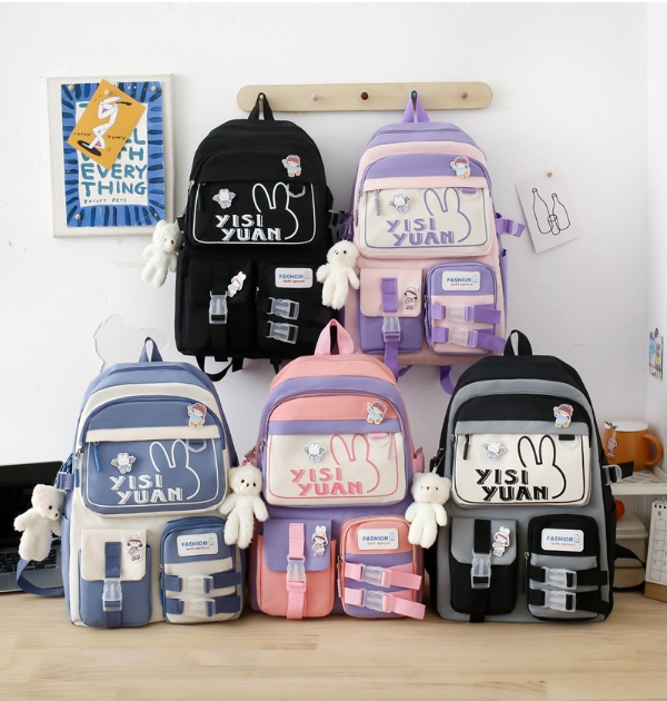 Sac à Dos Multifonctionnel Kawaii Grand Volume