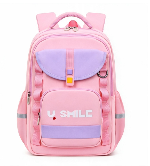 Sac à Dos Scolaire pour Enfants U-Smile Rose