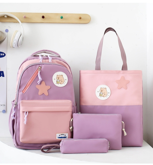 Sac à Dos Multifonctionnel Kawaii Grand Volume