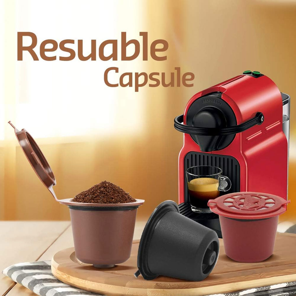 Pack 3 Capsules Réutilisables Pour Machine à Café
