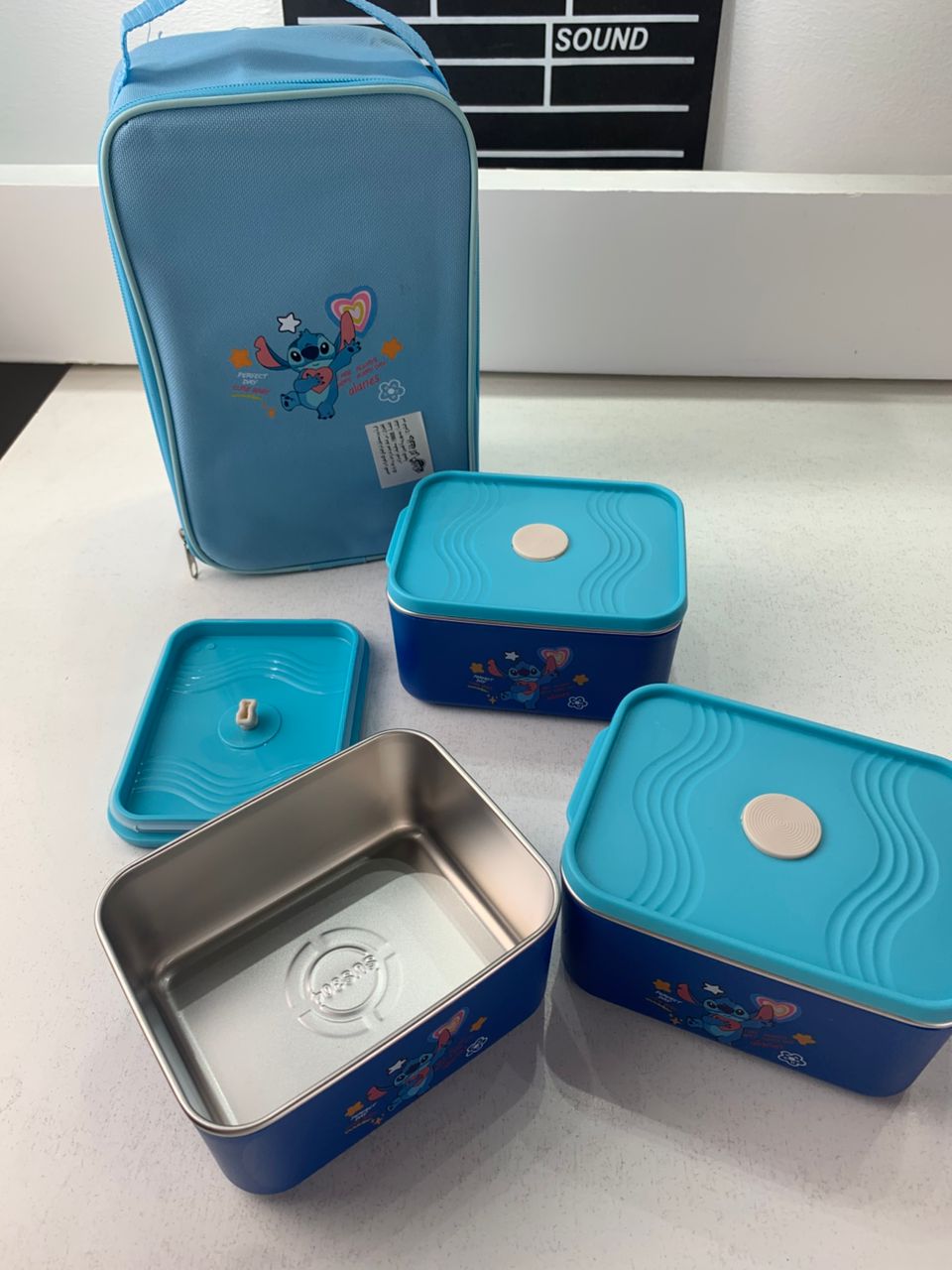 Lunch Box avec Sac Isotherme Design Cartoon